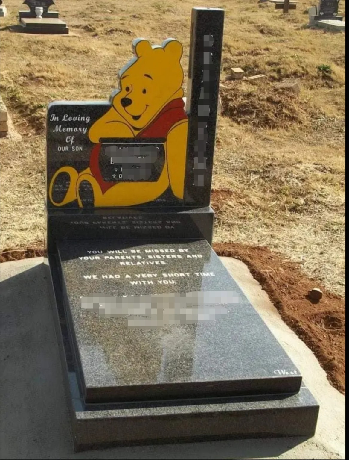 Tombstone installation